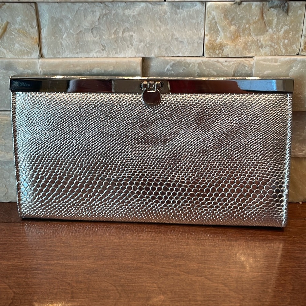 Silver Aldo Clutch
